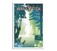 Puzzle de 2000 pièces, Marais Poitevin, France, Jeu de décompression pour Adultes, Jouets pour étudiants et Enfants, Cadeau de Noël ou d'anniversaire, 100 x 70 cm