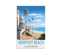 Puzzle de 2000 pièces Newport Beach, Californie. Puzzles pour Adultes et Enfants. Jeu éducatif de 2000 pièces. Puzzle coloré pour la décoration intérieure. 70 x 100 cm.