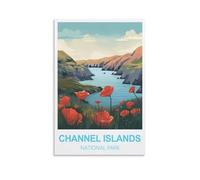 Puzzle de 2000 pièces, Parc National des îles Anglo-Normandes, Puzzle Classique de 2000 pièces, Jeu éducatif, pour Adultes et Enfants, 100 x 70 cm