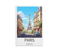 Puzzle de 2000 pièces Paris Frances - Puzzle pour Adultes et Enfants - Jeu éducatif de 2000 pièces - Puzzle coloré pour la décoration intérieure - 70 x 100 cm