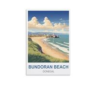 Puzzle de 2000 pièces, Plage de Bundoran, Donegal. Puzzle en Papier adapté aux Adultes, aux Enfants et aux familles. Jeu Anti-Stress. 100 x 70 cm.