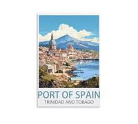Puzzle de 2000 pièces, Port d'Espagne, Trinité-et-Tobago, Puzzle pour Adultes et Enfants, Jeu éducatif de 2000 pièces, Puzzle coloré pour la décoration intérieure, 100 x 70 cm