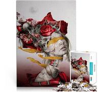 Puzzle de 2000 pièces pour Adolescents Reine des crânes Fabriqué en Carton pour Les 14 Ans et Plus Jeu éducatif d'apprentissage Améliorer l'amour Entre Les Couples。Taille：70x100cm/27.5x39.3pouce