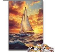 Puzzle de 2000 pièces pour Adolescents, thème voilier, Jeu éducatif et Stimulant pour Les fêtes de Fin d'année (70x100cm)