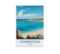 Puzzle de 2000 pièces pour Adultes, Affiche de Formentera (Espagne), Puzzle de 2000 pièces, Jeu éducatif Classique, Magnifique Puzzle décoratif 100 x 70 cm
