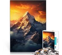 Puzzle de 2000 pièces pour Adultes Affiches de Montagnes Fait de Papier，pour Les 14 Ans et Plus Jouets Anti-Stress Don d'œuvres d'art。Taille：70x100cm/27.5x39.3pouce