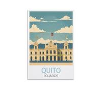 Puzzle de 2000 pièces pour Adultes, Affiches de Quito, Équateur. Puzzle de 2000 pièces pour Adultes, Jeu de Puzzle Stimulant, 100 x 70 cm.