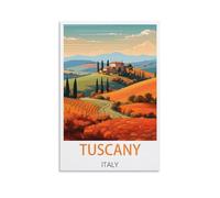 Puzzle de 2000 pièces pour Adultes - Affiches de Toscane, Italie - Jeu Stimulant pour Toute la Famille (Femmes et Hommes) - 70 x 100 cm