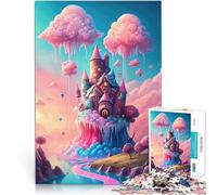 Puzzle de 2000 pièces pour Adultes Candyland pour Chambre d'enfant Impossible Chaque pièce est Unique - Jeu Familial Stimulant et Amusant 70x100cm
