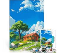 Puzzle de 2000 pièces pour Adultes Chalet de Montagne Réduction du Stress intéressante est idéal comme Cadeau pour Toute la Famille 70x100cm