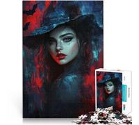 Puzzle de 2000 pièces pour Adultes Chauve-Souris Vampire Humaine Jeu intellectuel Jouet Jeu éducatif pour Anniversaire, Noël 70x100cm