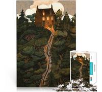 Puzzle de 2000 pièces pour Adultes deuxième Jardin Séjour Anti-Stress pour Tuer Le Temps Jouets de décoration pour la Maison 70x100cm