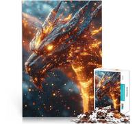Puzzle de 2000 pièces pour Adultes Dragon Cyberwood Infernal Jouets de Jeu pour Cadeau Familial Cadeau Amusant 70x100cm