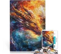Puzzle de 2000 pièces pour Adultes Dragon majestueux Blaze Jouet éducatif d'apprentissage Anniversaire et Cadeaux Uniques 70x100cm
