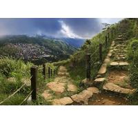 Puzzle de 2000 pièces pour Adultes, en Carton recyclé, représentant des paysages urbains (100 x 70 cm).