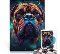 Puzzle de 2000 pièces pour Adultes Enchantement du Chien Boxer Jeu Familial Anti-Stress Défi Difficile Idées Cadeaux 70x100cm