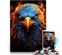 Puzzle de 2000 pièces pour Adultes Feu de fierté de l'aigle américain défi éducatif avec Affiche et Feuille de Questions correspondantes 70x100cm