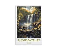 Puzzle de 2000 pièces pour Adultes, inspiré de la vallée de Cuyahoga, Ohio. Un Puzzle Stimulant et Difficile, idéal pour décorer Une Maison. Dimensions : 70 x 100 cm.