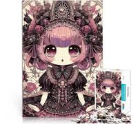 Puzzle de 2000 pièces pour Adultes Jolie Lolita Gothique Jouets de Divertissement Familial Améliorer la mémoire 70x100cm