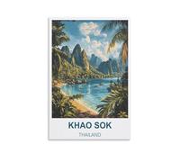 Puzzle de 2000 pièces pour Adultes - Khao Sok Thaïlande - Un Puzzle Stimulant, idéal pour Vos soirées Jeux - 70 x 100 cm