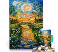 Puzzle de 2000 pièces pour Adultes L'étreinte du Coucher de Soleil Défi Difficile avec des pièces de Formes aléatoires entièrement imbriquées 70x100cm