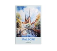 Puzzle de 2000 pièces pour Adultes, Malbork Pologne. Puzzle Classique de 2000 pièces, Jeu éducatif, Magnifique Puzzle décoratif 100 x 70 cm.
