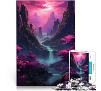 Puzzle de 2000 pièces pour Adultes Montagne des cerisiers en Fleurs Jeux éducatifs Car C'est Un pour Toute la Famille 70x100cm