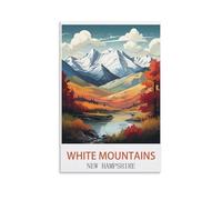 Puzzle de 2000 pièces pour Adultes, Montagnes Blanches du New Hampshire, Puzzle de 2000 pièces pour Adultes et Enfants, Puzzle Familial Classique d'intérieur 100x70cm