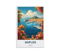 Puzzle de 2000 pièces pour Adultes, Naples, Italie. Puzzles pour Adultes, Adolescents et Enfants. 2000 pièces. Puzzle Impossible. Jeux, Cadeaux, Jouets, décoration intérieure. 100 x 70 cm.