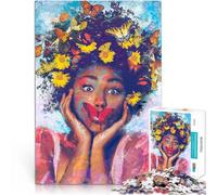 Puzzle de 2000 pièces pour Adultes Papillon la Reine Jeu Familial Anti-Stress Défi Difficile Œuvre d'art 70x100cm