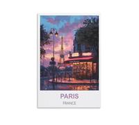 Puzzle de 2000 pièces pour Adultes - Paris, France - Puzzle de 2000 pièces pour Adultes et Enfants - Puzzle Familial Classique d'intérieur - 70 x 100 cm