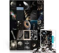 Puzzle de 2000 pièces pour Adultes Peinture mosaïque esthétique astronomique Jouets de Jeu Décoration d'intérieur 70x100cm