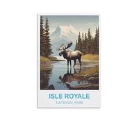 Puzzle de 2000 pièces pour Adultes, représentant Le Parc National de l'île Royale. Jeu éducatif idéal pour se détendre et décorer Un Mur (100 x 70 cm).