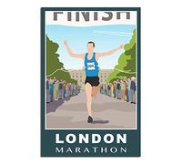 Puzzle de 2000 pièces pour Adultes, représentant Un Coureur du Marathon de Londres. Puzzle de 2000 pièces pour Adultes, Adolescents et Enfants. Jeu, Cadeau ou décoration. 100 x 70 cm.