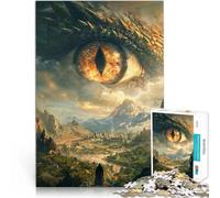 Puzzle de 2000 pièces pour Adultes Royaume du Seigneur Dragon Défi Difficile pour soulager Le Stress Bon Cadeau 70x100cm