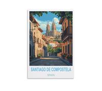 Puzzle de 2000 pièces pour Adultes, Saint-Jacques-de-Compostelle (Espagne), Puzzle en Papier, Illustration, Jouet éducatif et intellectuel, Cadeau, 100 x 70 cm