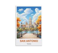 Puzzle de 2000 pièces pour Adultes, San Antonio, Texas. Un Jeu Stimulant de 2000 pièces pour Femmes et Hommes. 100 x 70 cm.