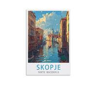 Puzzle de 2000 pièces pour Adultes - Skopje, Macédoine du Nord - 70 x 100 cm