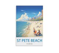 Puzzle de 2000 pièces pour Adultes, St Pete Beach, Floride, Puzzle en Papier de 2000 pièces, Jeu de décompression pour Adultes, 70 x 100 cm