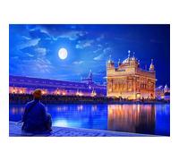 Puzzle de 2000 pièces pour Adultes, Temple d’Or en Inde, Jeu éducatif et défi intellectuel, Jouet et Cadeau pour Adolescents et Enfants