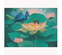Puzzle de 2000 pièces pour Adultes, thème « Petite rivière et Panda géant », Puzzle en Papier 70 x 100 cm, idéal pour se détendre et résoudre des problèmes.