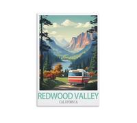 Puzzle de 2000 pièces pour Adultes : Vallée des séquoias de Californie. Ce Puzzle de 2000 pièces, idéal pour Les soirées Jeux, est Un véritable défi (100 x 70 cm).