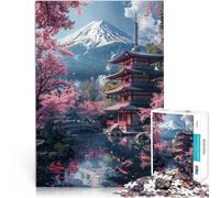 Puzzle de 2000 pièces pour Adultes Vue Japonaise sur Le Fuji Jouet éducatif d'apprentissage Idées Cadeaux 70x100cm