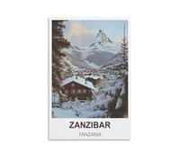 Puzzle de 2000 pièces pour Adultes - Zanzibar, Tanzanie - Puzzle en Papier recyclé - 2000 pièces - Jeu Familial Amusant et Stimulant - Idée 70 x 100 cm