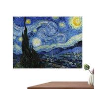 Puzzle de 2000 pièces - Puzzle interactif amusant pour adultes - Œuvre d'art de nuit étoilée de Vincent Van Gogh - Décoration murale unique - Jeu de réflexion captivant - Chambre à coucher - Salon-P