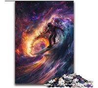 Puzzle de 2000 pièces représentant des astronautes surfeurs pour Adultes, adapté aux Enfants de 14 Ans et Plus Un pour Toute la Famille (70x100cm)