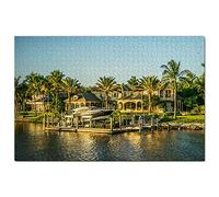 Puzzle de 2000 pièces représentant la côte de Naples, en Floride (États-Unis), 100 x 70 cm. Un Souvenir de Voyage idéal.