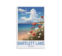 Puzzle de 2000 pièces représentant Le lac Bartlett en Arizona : Un Jeu Stimulant et Impossible à réaliser, idéal pour décorer Une Maison ou Une Famille (70 x 100 cm).