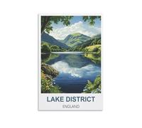 Puzzle de 2000 pièces représentant Le Lake District en Angleterre. Puzzle en Papier de 2000 pièces, idéal pour Les Adultes et Les Enfants. Jeu éducatif et Relaxant pour Toute la Famille. 70 x 100 cm.