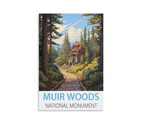 Puzzle de 2000 pièces représentant le monument national de Muir Woods. Puzzle en bois de 2000 pièces, idéal pour les adultes et les enfants. Jeu éducatif et détendu pour toute la famille. 70 x 100 cm.